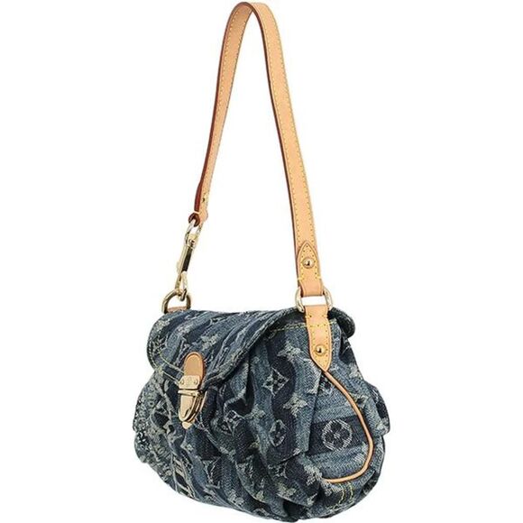 Louis Vuitton Mini Pleaty Leil Monogram Denim Shoulder Bag - Picture 3 of 12
